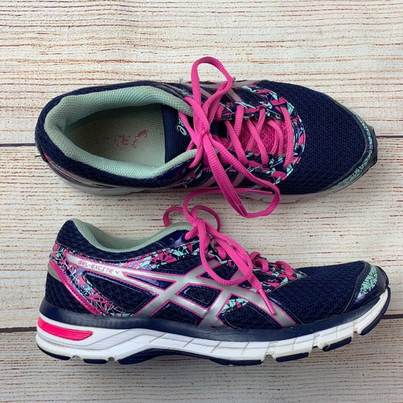 Asics Shoes - Asics womens Gel Excite 4 size 10 42 Navy Pink LN